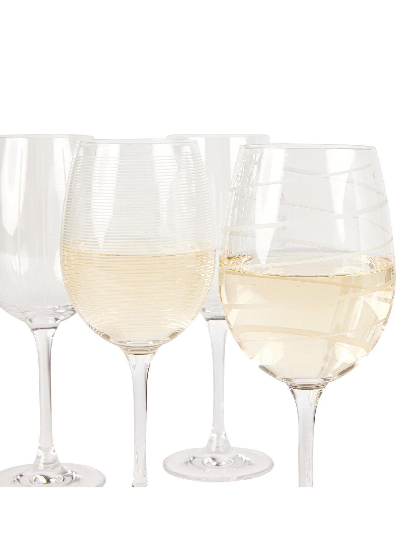 Mikasa Cheers White Wine Glasses Set of 4 Very