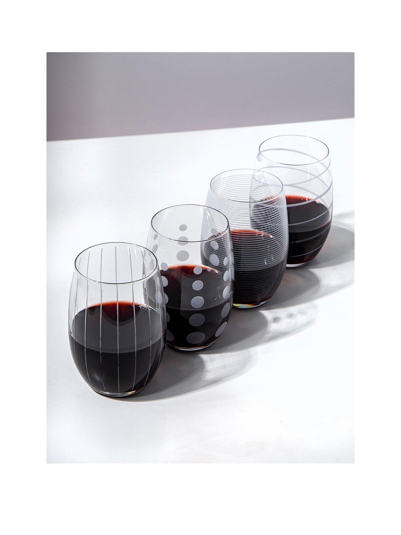 Mikasa Cheers Stemless Wine Glasses very.co.uk