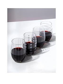 Product photograph of Cheers Stemless Wine Glasses from very.co.uk
