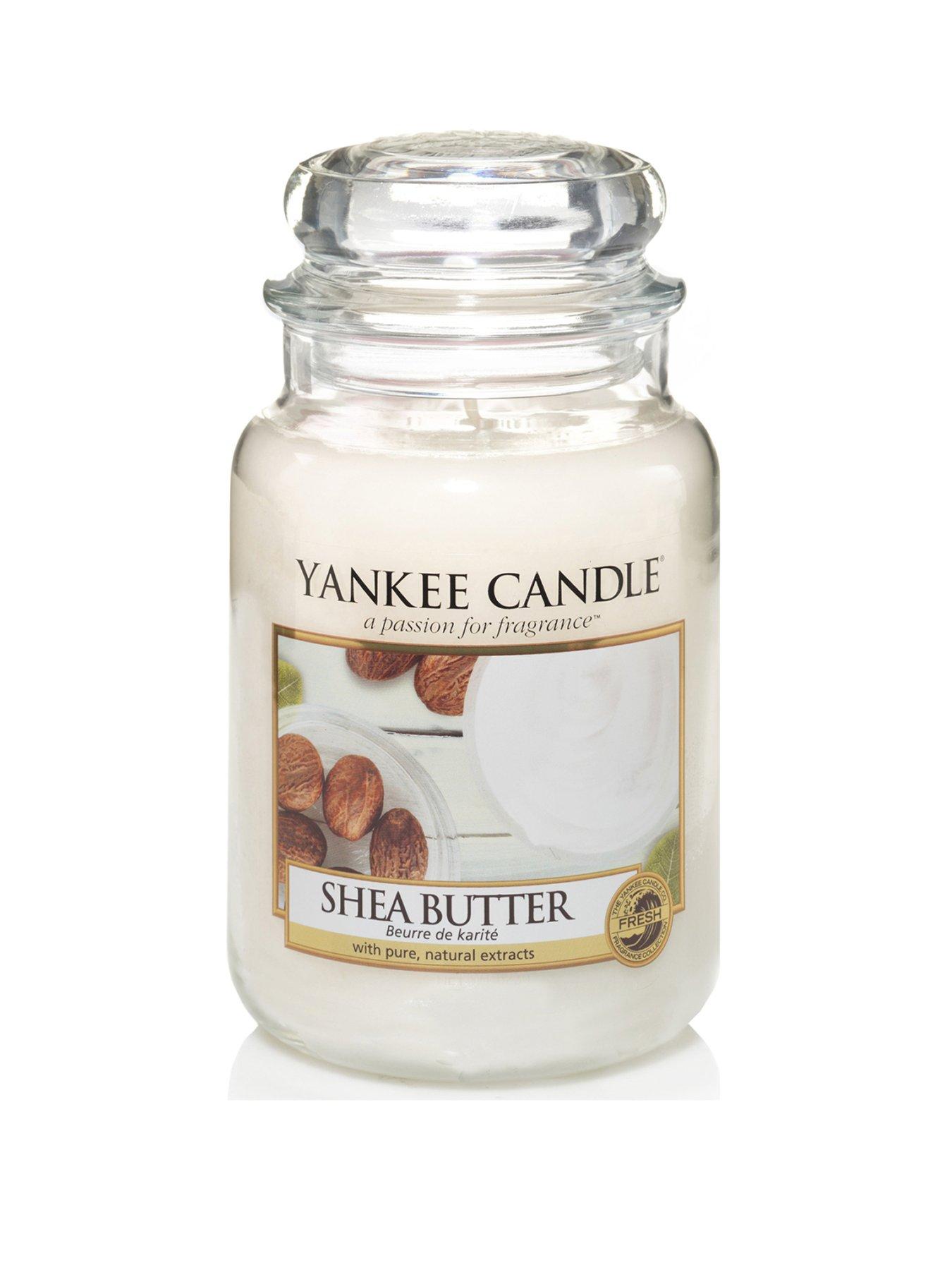 Yankee Candle Duftkerze Shea Butter, Jar Candles Höhe 175 mm / Durchmesser 100 mm