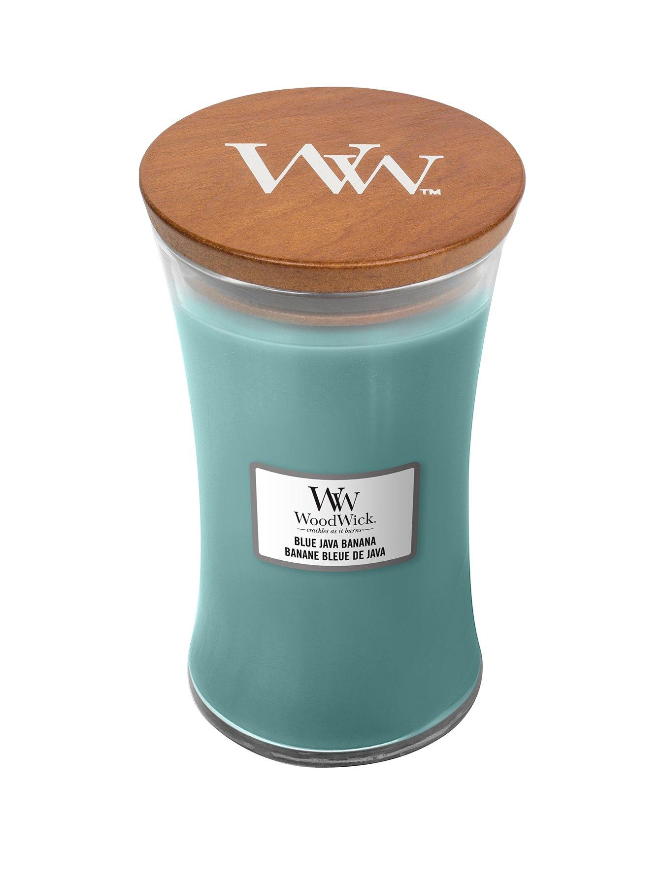 Woodwick Large Hourglass Candle &Ndash; Blue Java Banana review