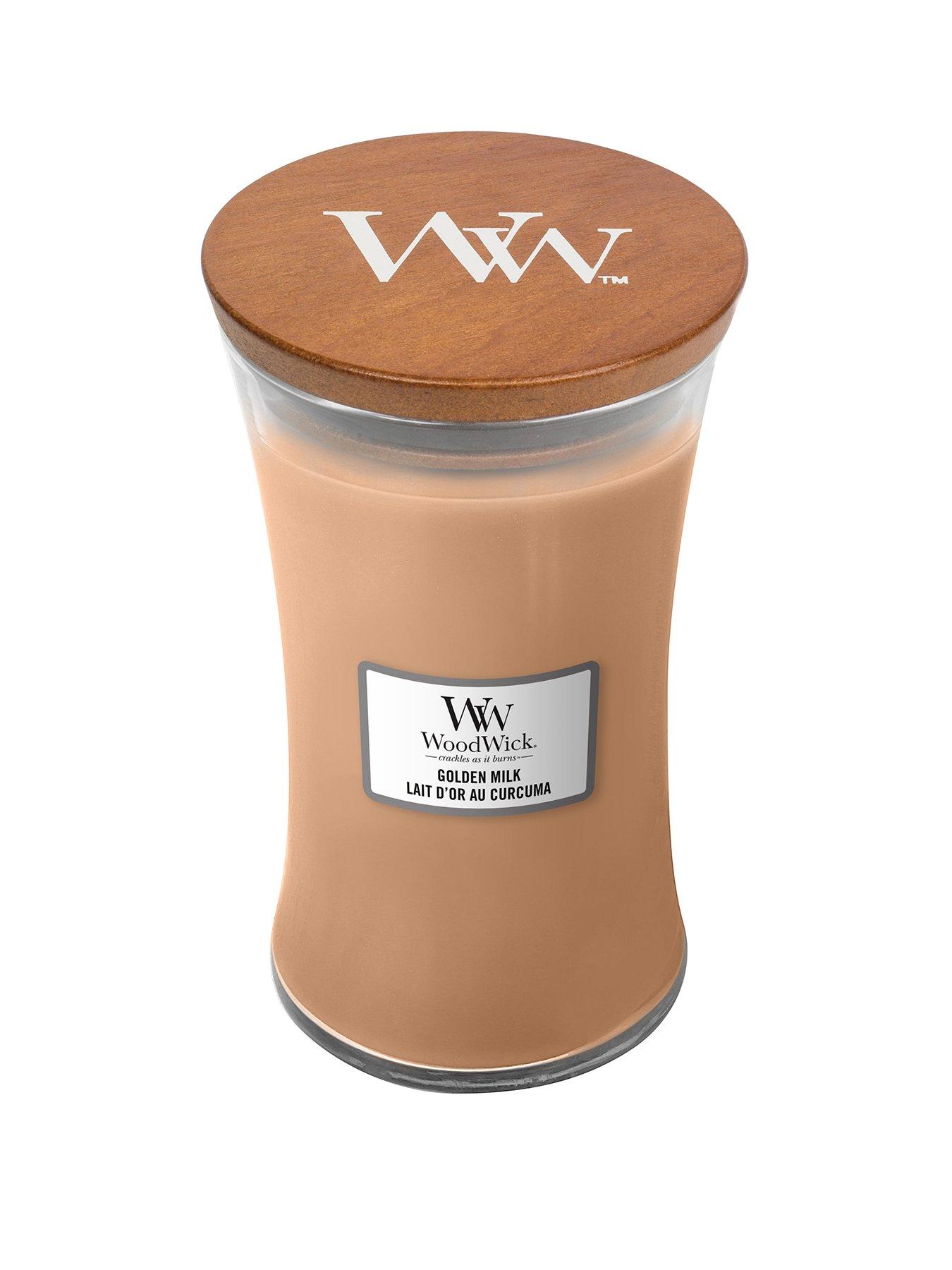 Woodwick Large Hourglass Candle &Ndash; Golden Milk review