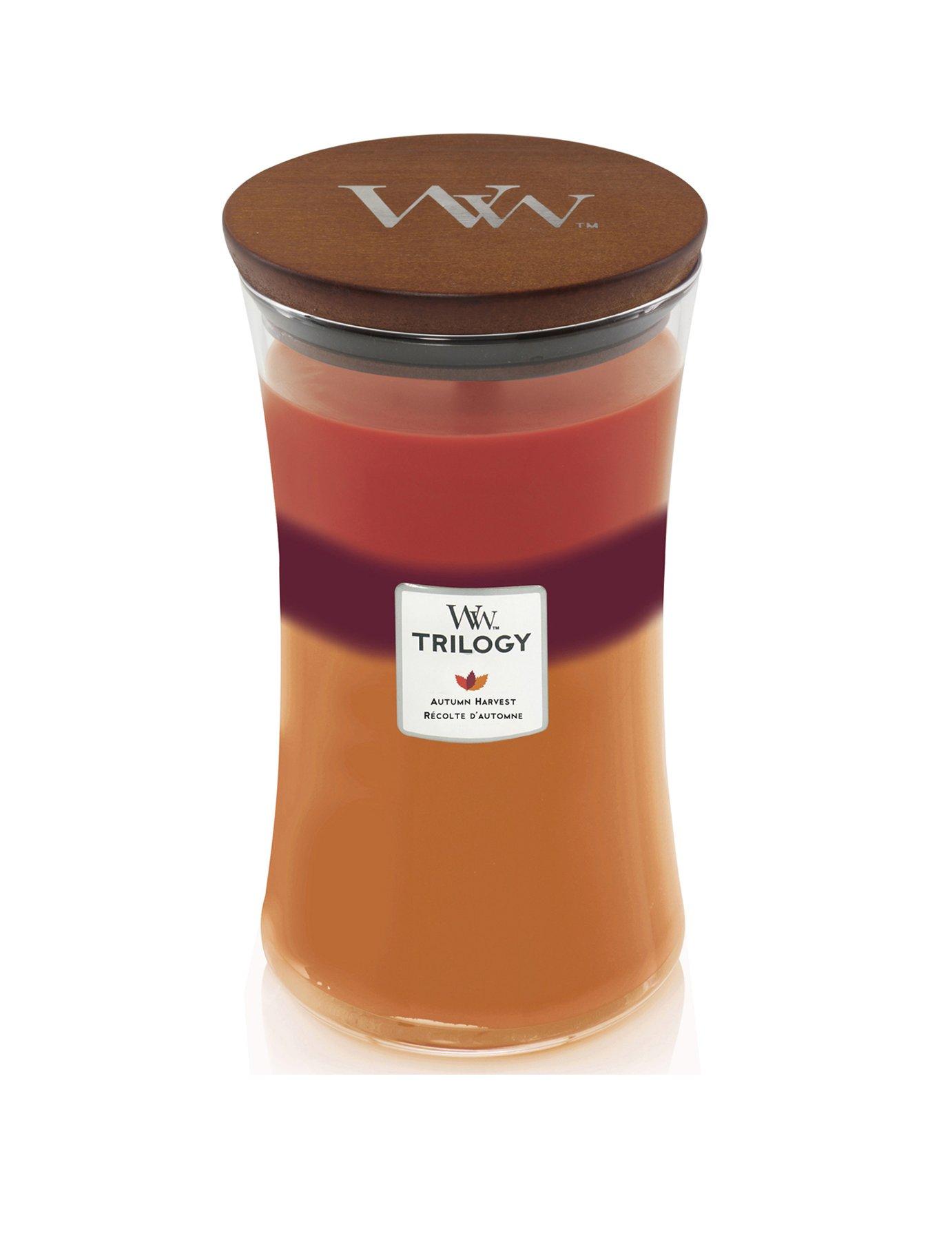 Woodwick Large Hourglass Trilogy Candle &Ndash; Autumn Harvest review