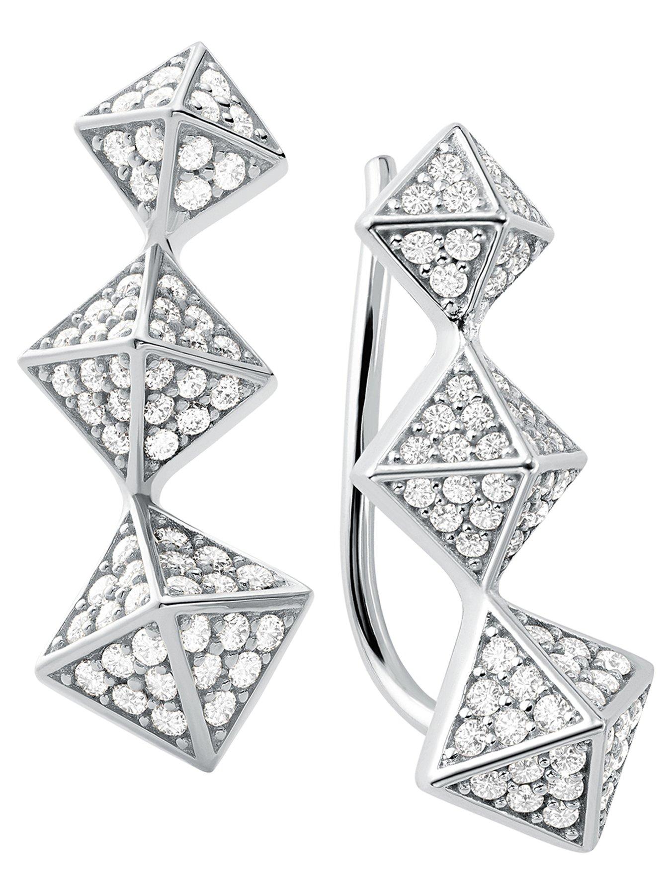 michael kors silver earrings uk