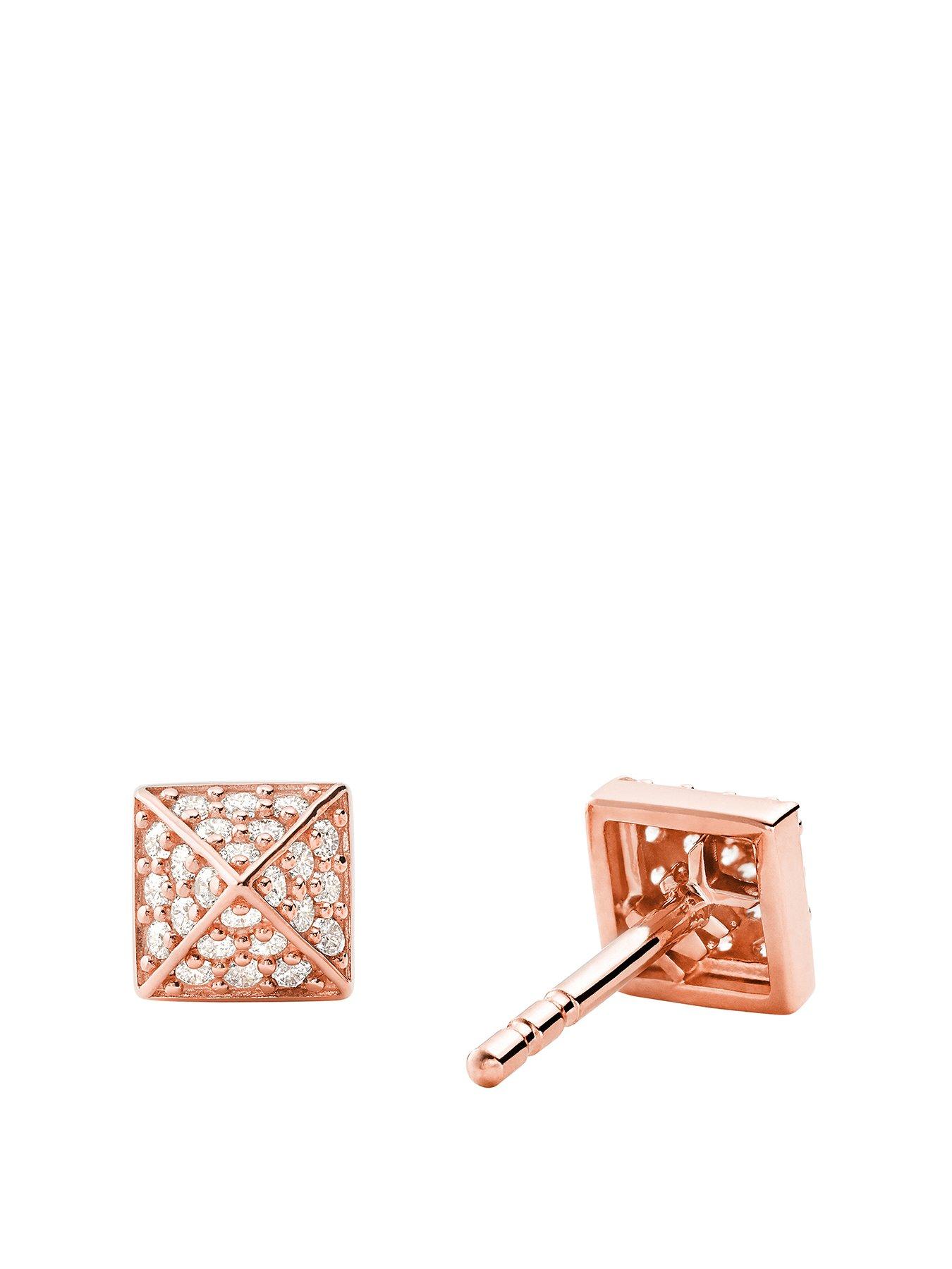 michael kors rose gold earrings uk