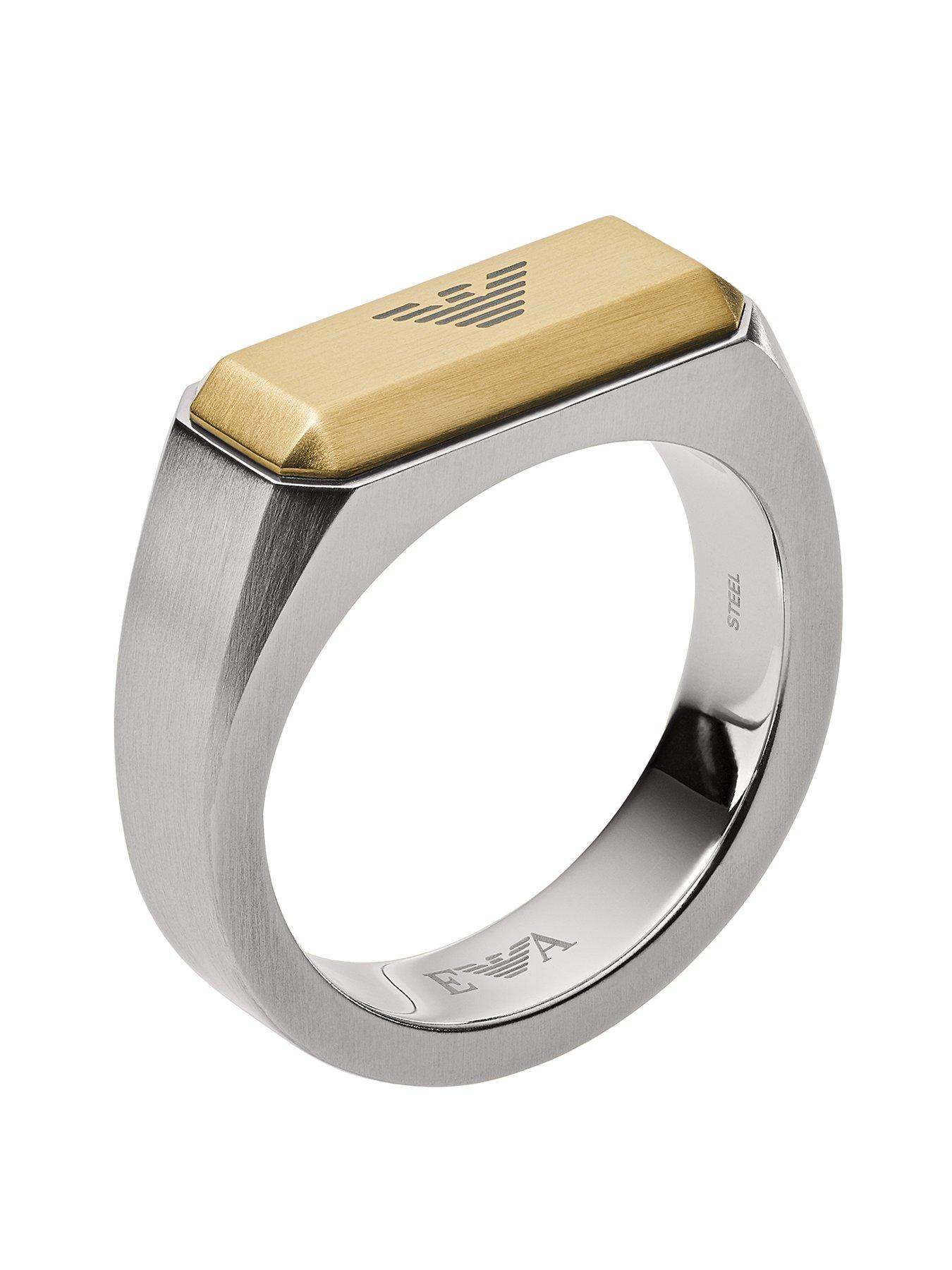 armani gold ring