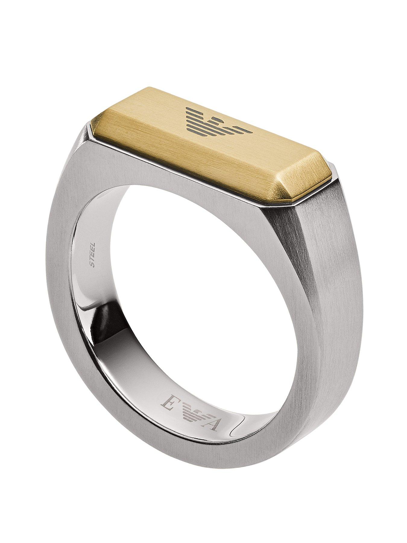 armani gold ring