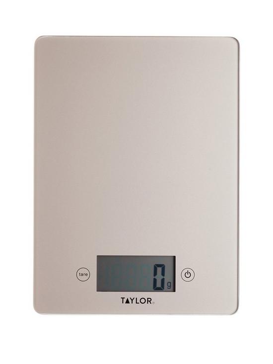 front image of taylor-pro-glass-digital-kitchen-scale-ndash-copper