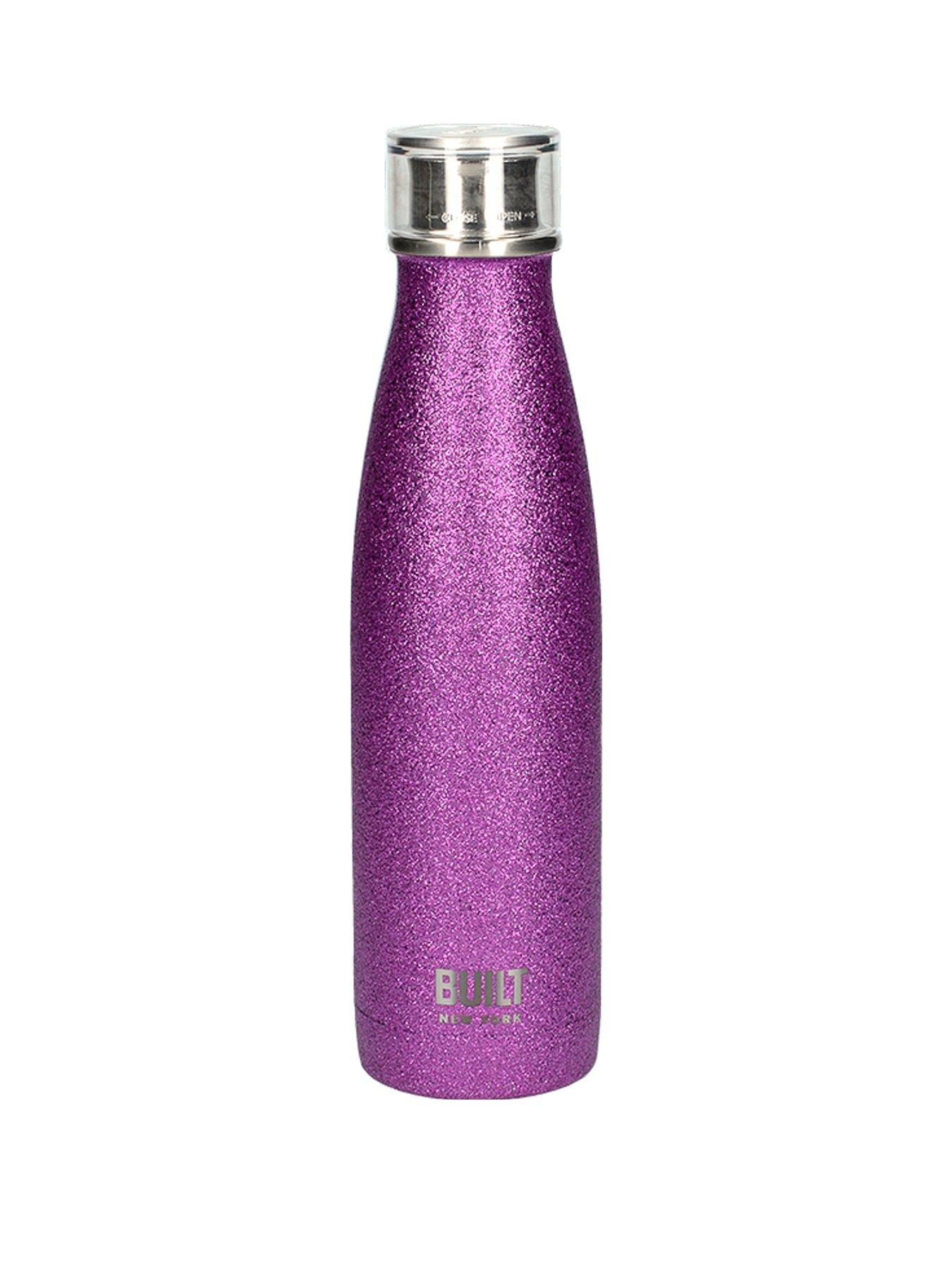 Built Hydration Double Walled Stainless Steel Water Bottle &Ndash; Purple Glitter review