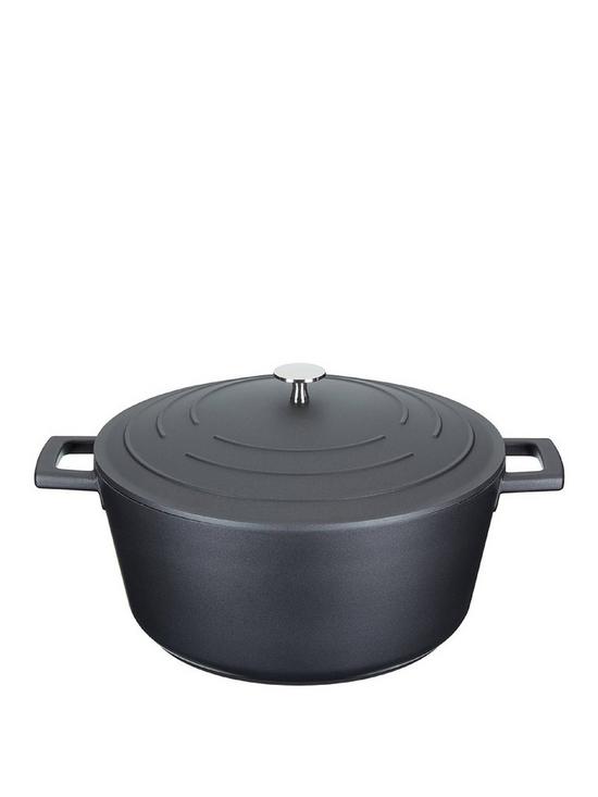 front image of masterclass-cast-aluminium-28-cm-casserole-dish-with-lid