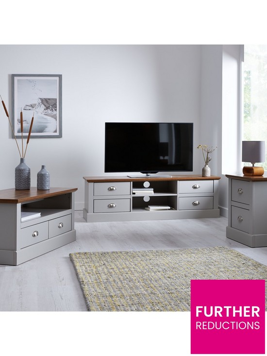 front image of crawford-3-piece-package-tv-unit-coffee-table-and-lamp-table-greydark-oak-effect