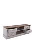  image of crawford-3-piece-package-tv-unit-coffee-table-and-lamp-table-greydark-oak-effect