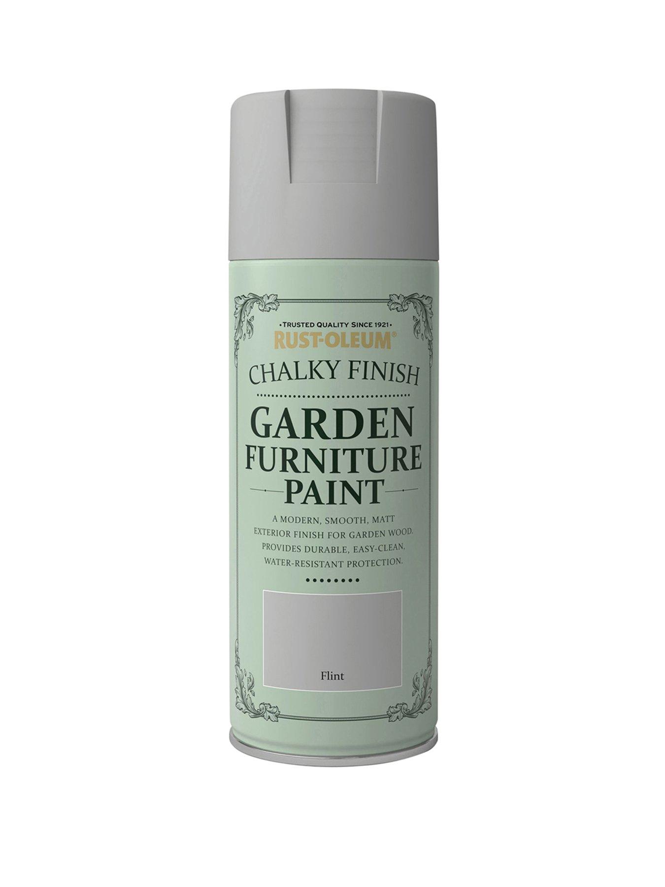 RustOleum Garden Furniture Spray Flint 400ml very.co.uk