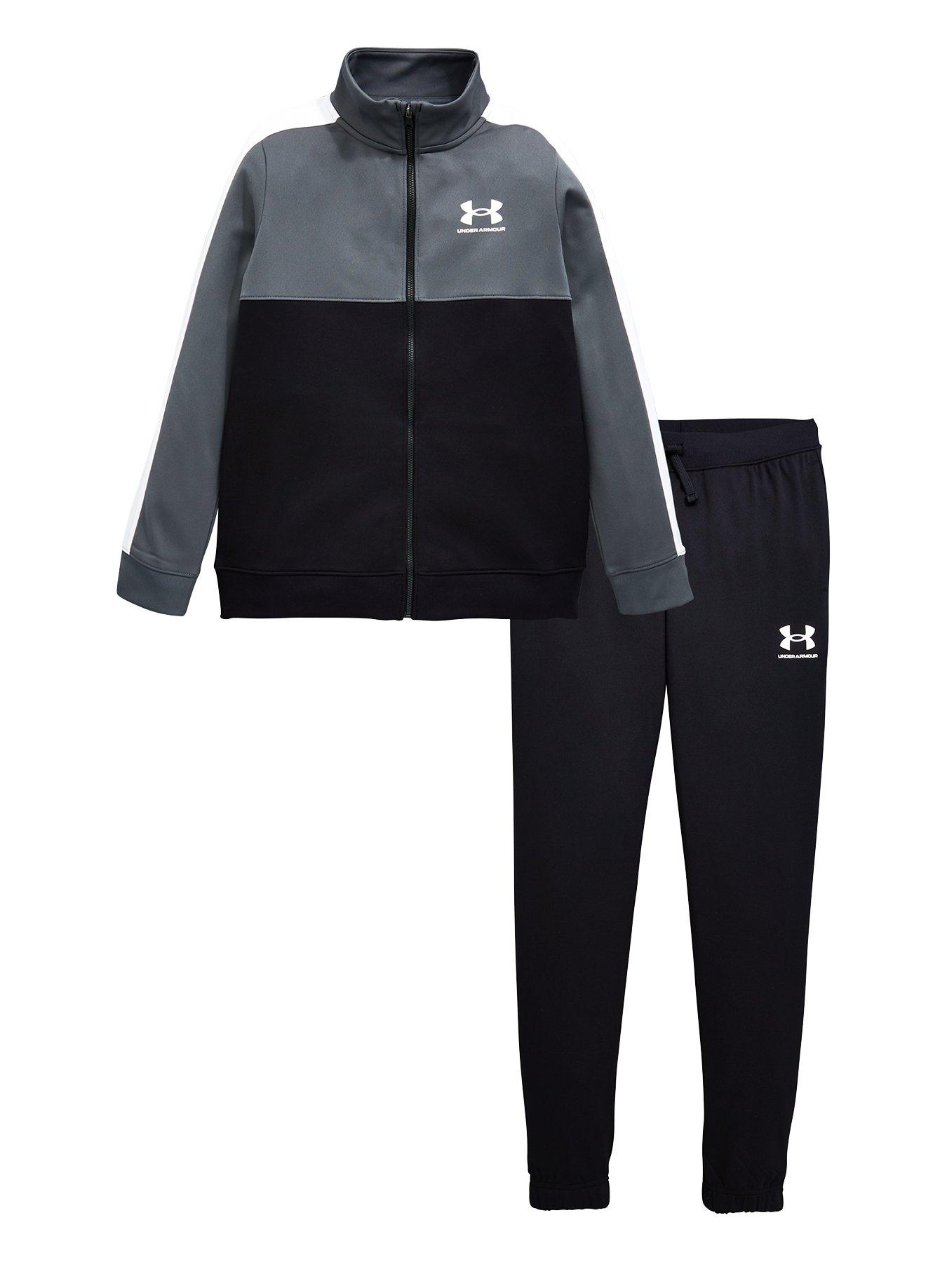 Under Armour Tuta UA CB Knit da ragazzo | YLG | Black