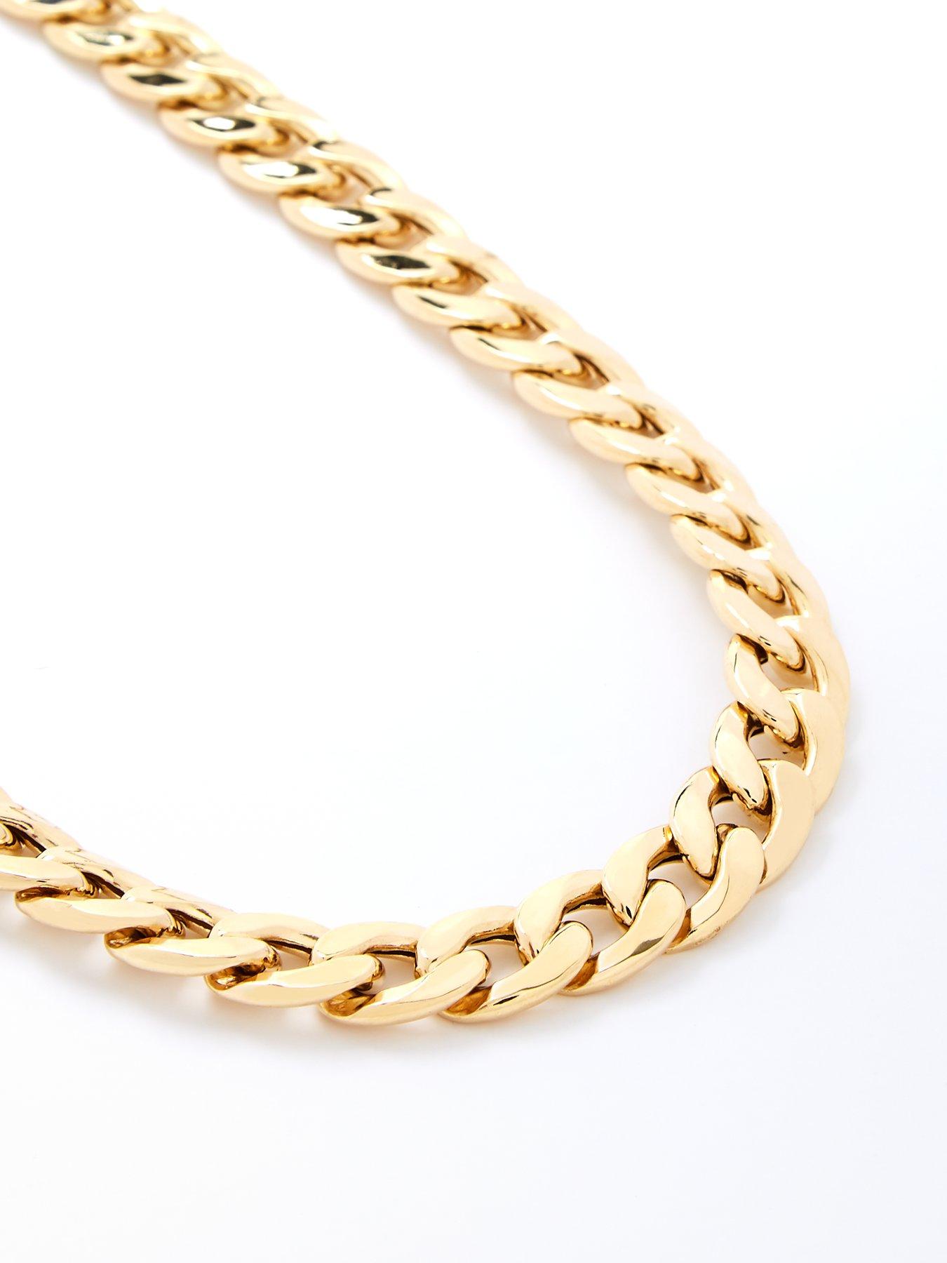 Gold curb chain hot sale for sale