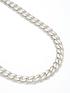  image of the-love-silver-collection-mens-sterling-silver-20-inch-3oz-curb-chain-necklace