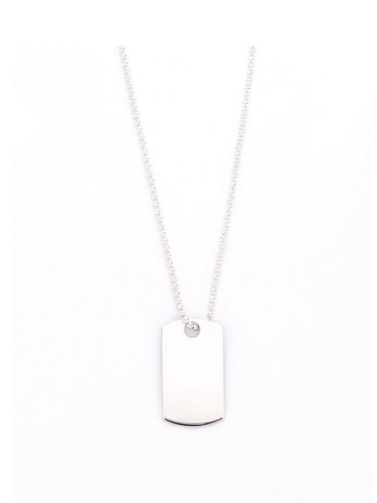 front image of the-love-silver-collection-mens-sterling-silver-dog-tag
