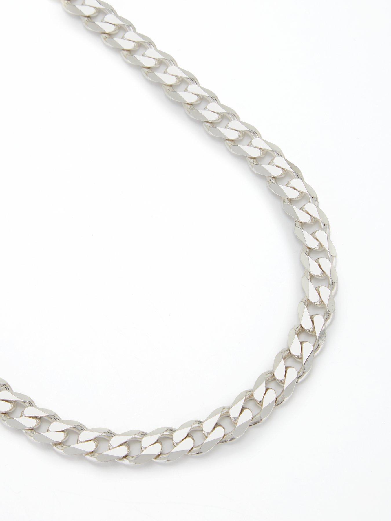 Mens 20 hot sale silver chain