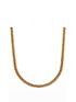 love-gold-9ct-gold-pave-curb-18-inch-chain-necklacefront