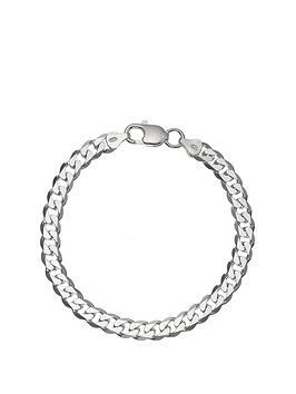 the-love-silver-collection-sterling-silver-12-oz-solid-diamond-cut-curb-mensnbspbracelet