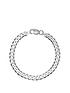  image of the-love-silver-collection-sterling-silver-12-oz-solid-diamond-cut-curb-mensnbspbracelet