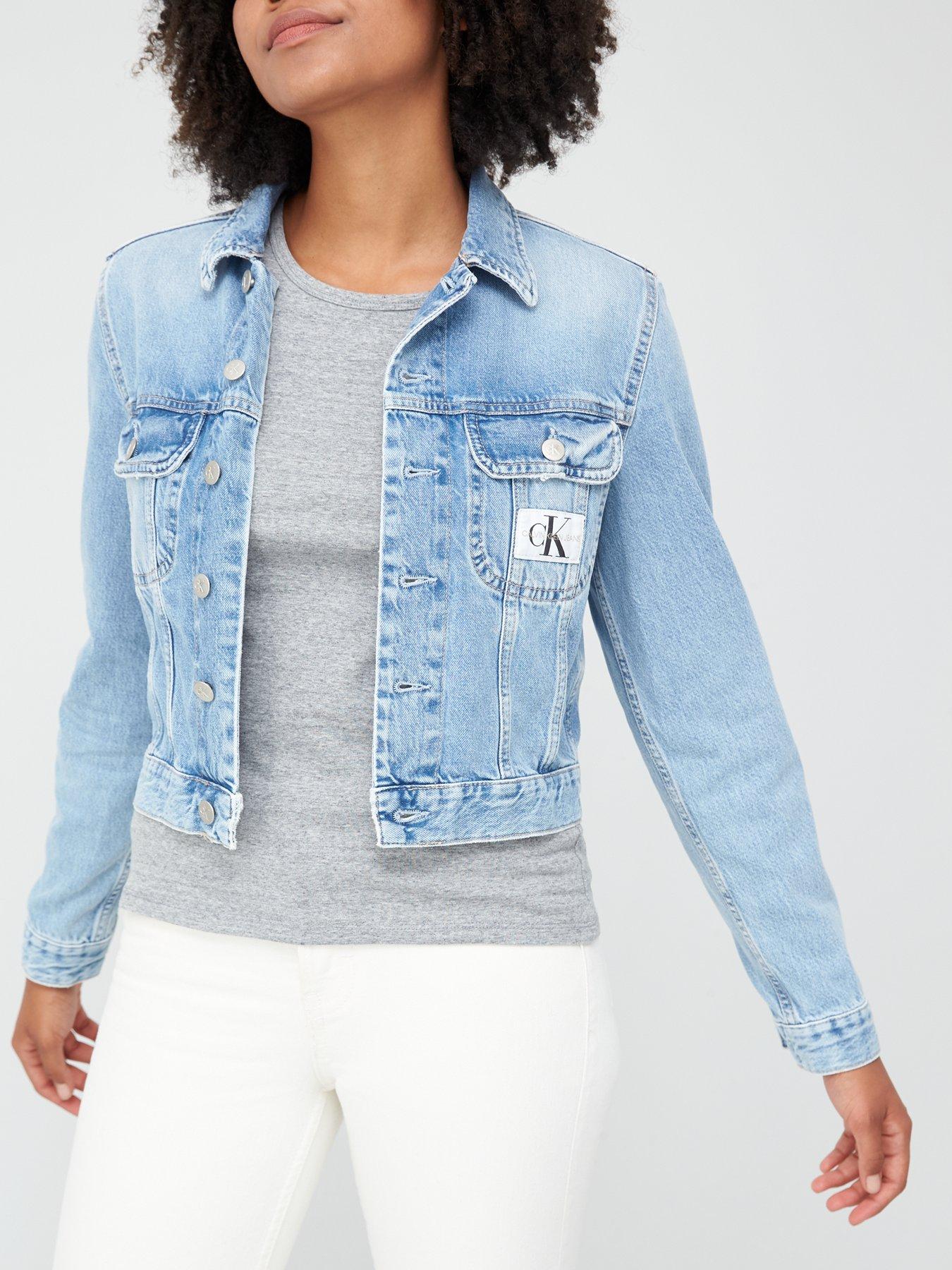 calvin klein cropped jacket