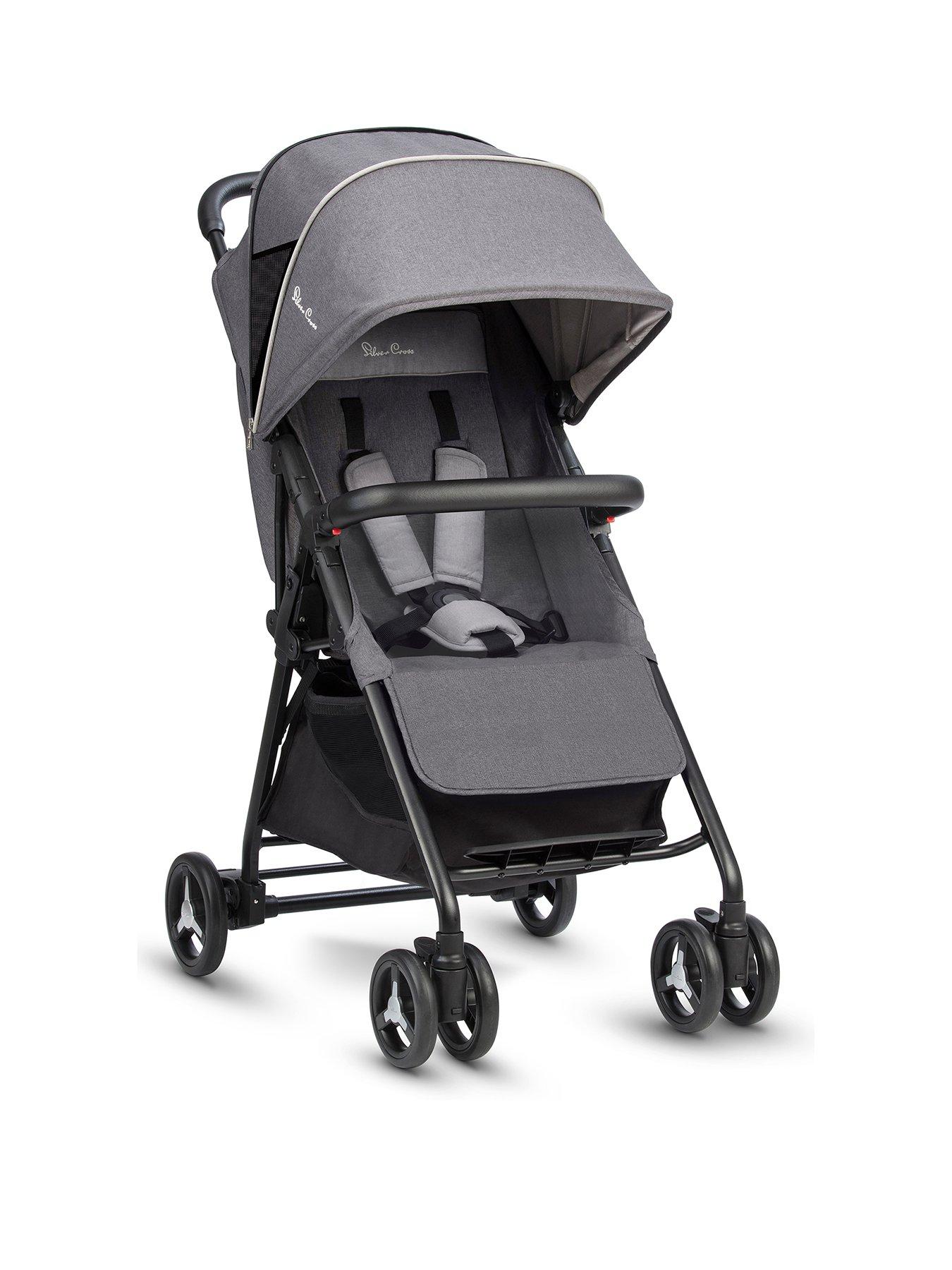 silver cross stroller grey