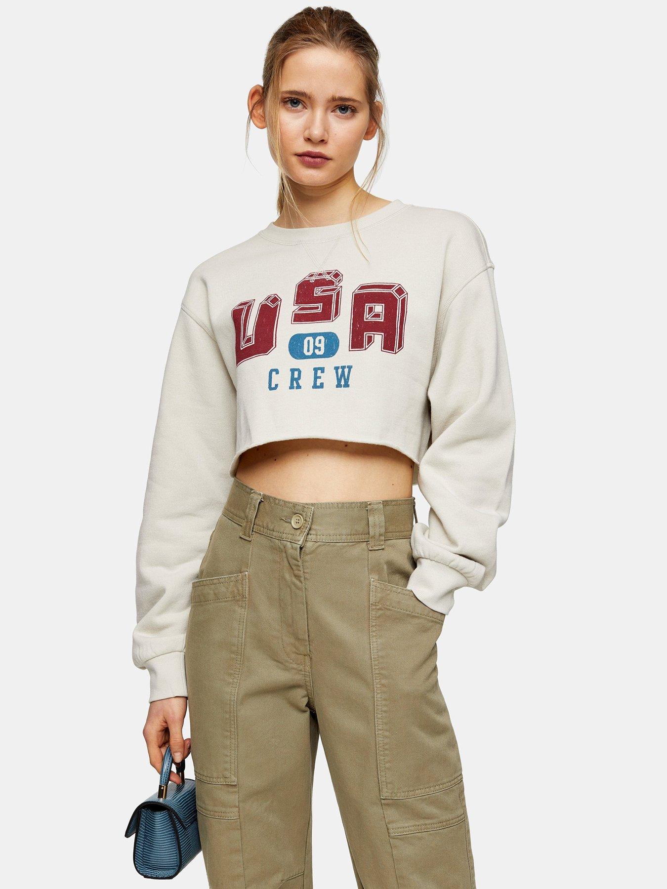 topshop womens sweatshirts