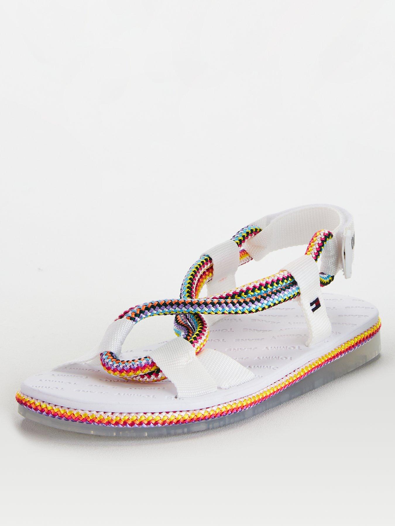 rainbow rope sandals