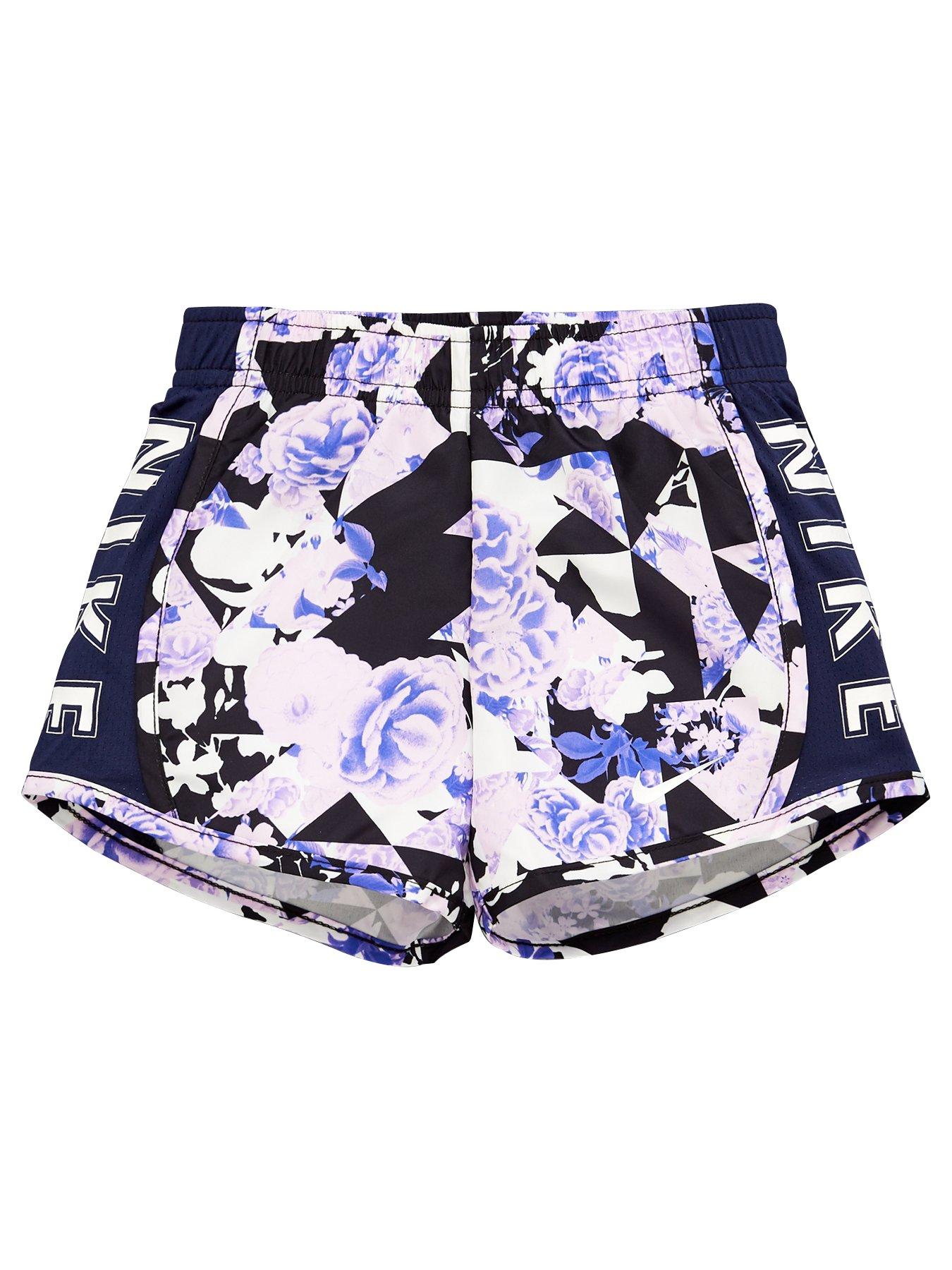 nike floral tempo shorts