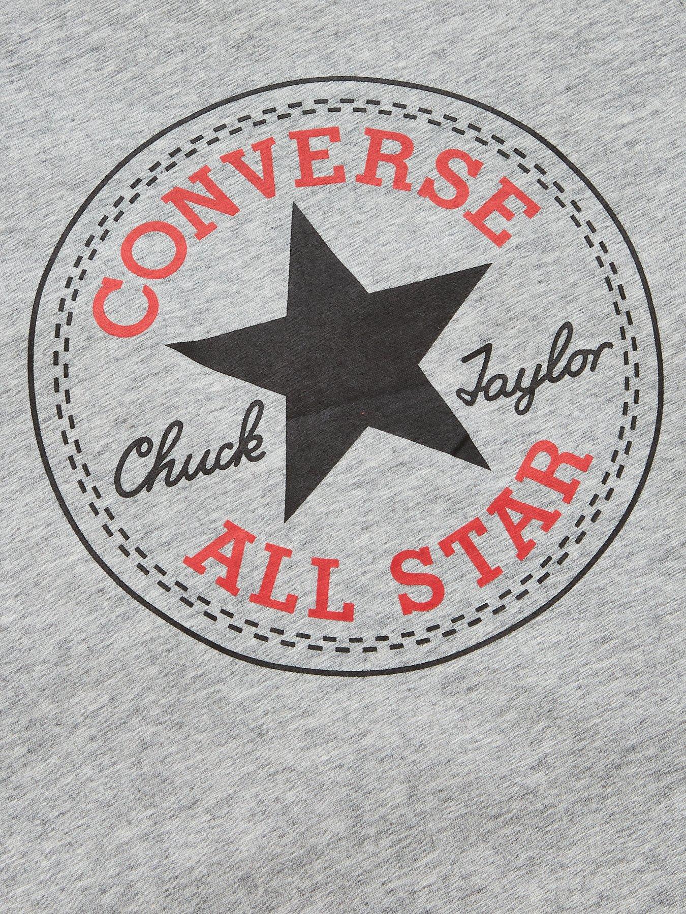 Dark Boys Chuck Grey - Kids T-Shirt Patch Converse