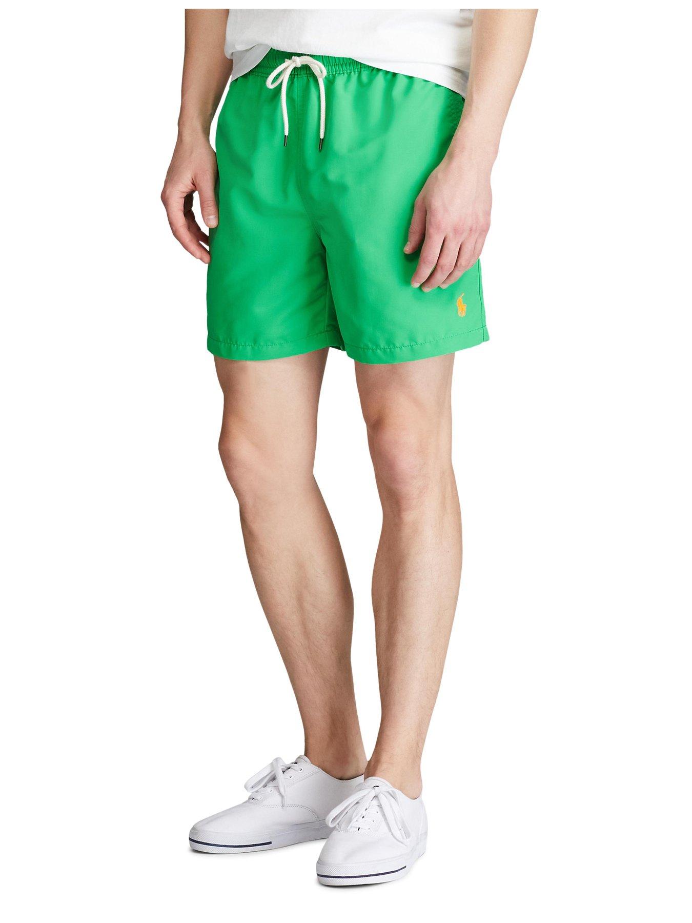 green ralph lauren swim shorts