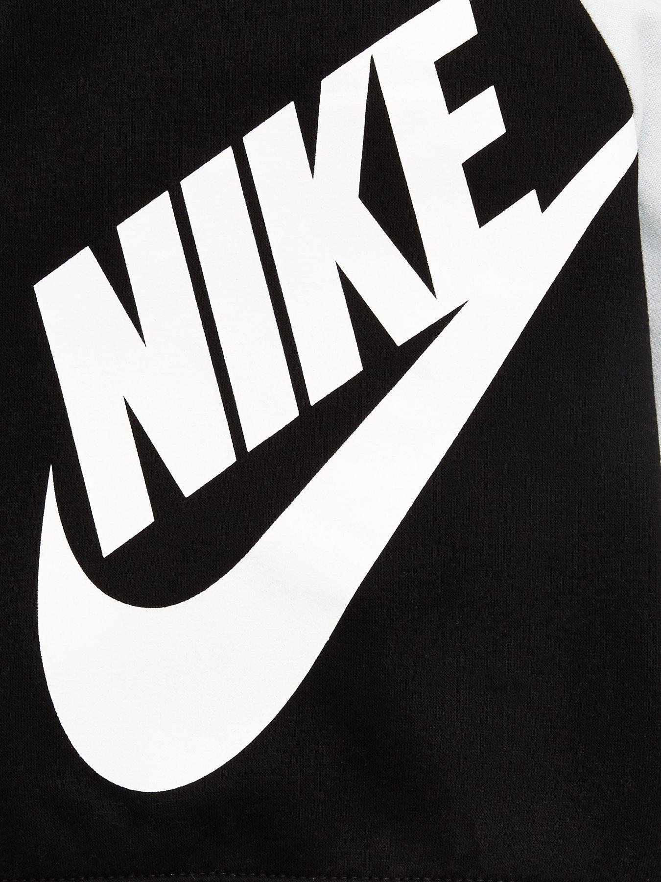 Image 3 of 3 of Nike Infant Boys Futura Crew And Jogger Set - Black