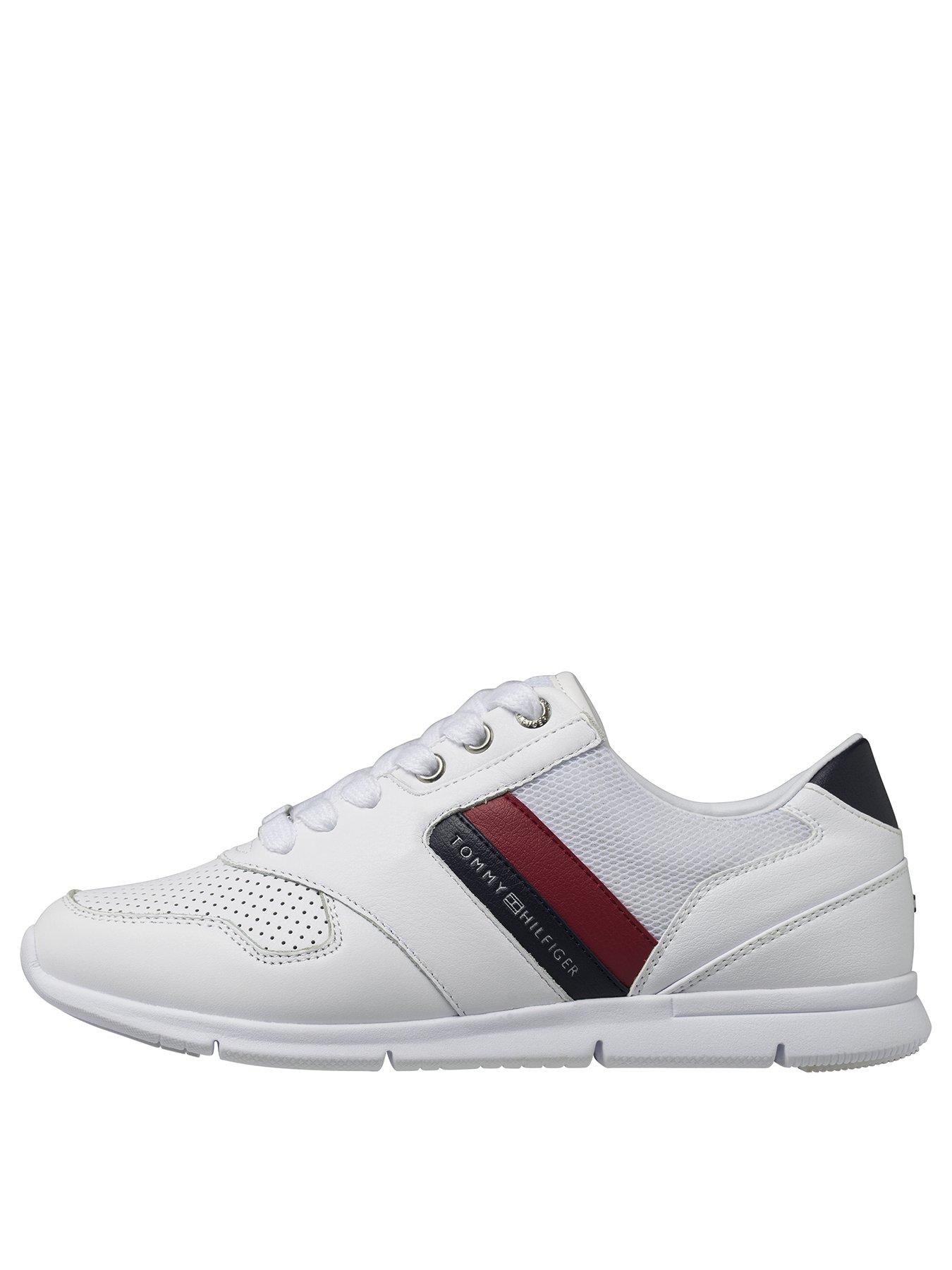 tommy hilfiger lightweight leather sneaker