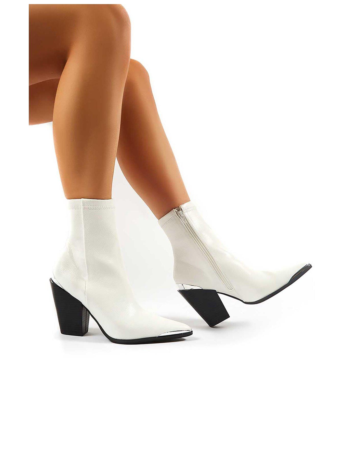 public desire white boots