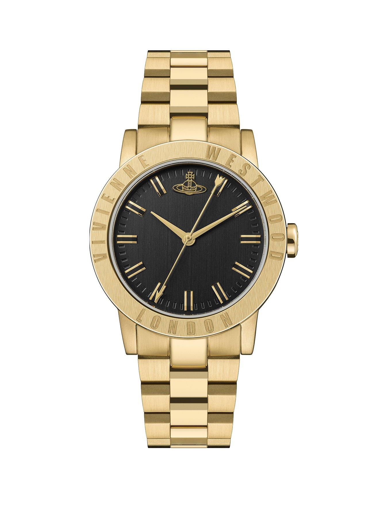 Vivienne Westwood Vivienne Westwood Warwick Gold Coloured Black Dial Bracelet Watch review