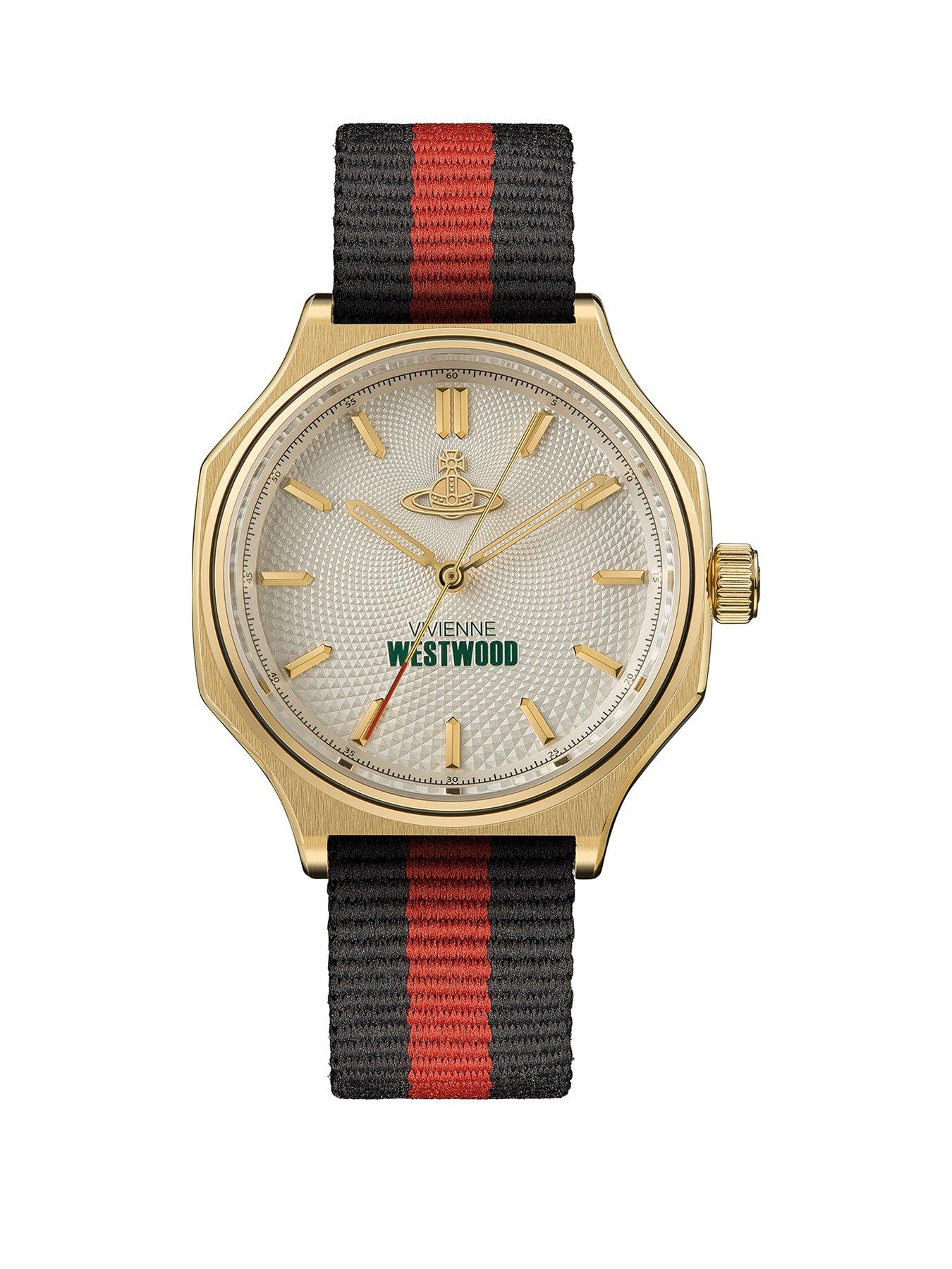 Vivienne Westwood Vivienne Westwood Mile End Grosgrain Strap Octagonal Face Watch review