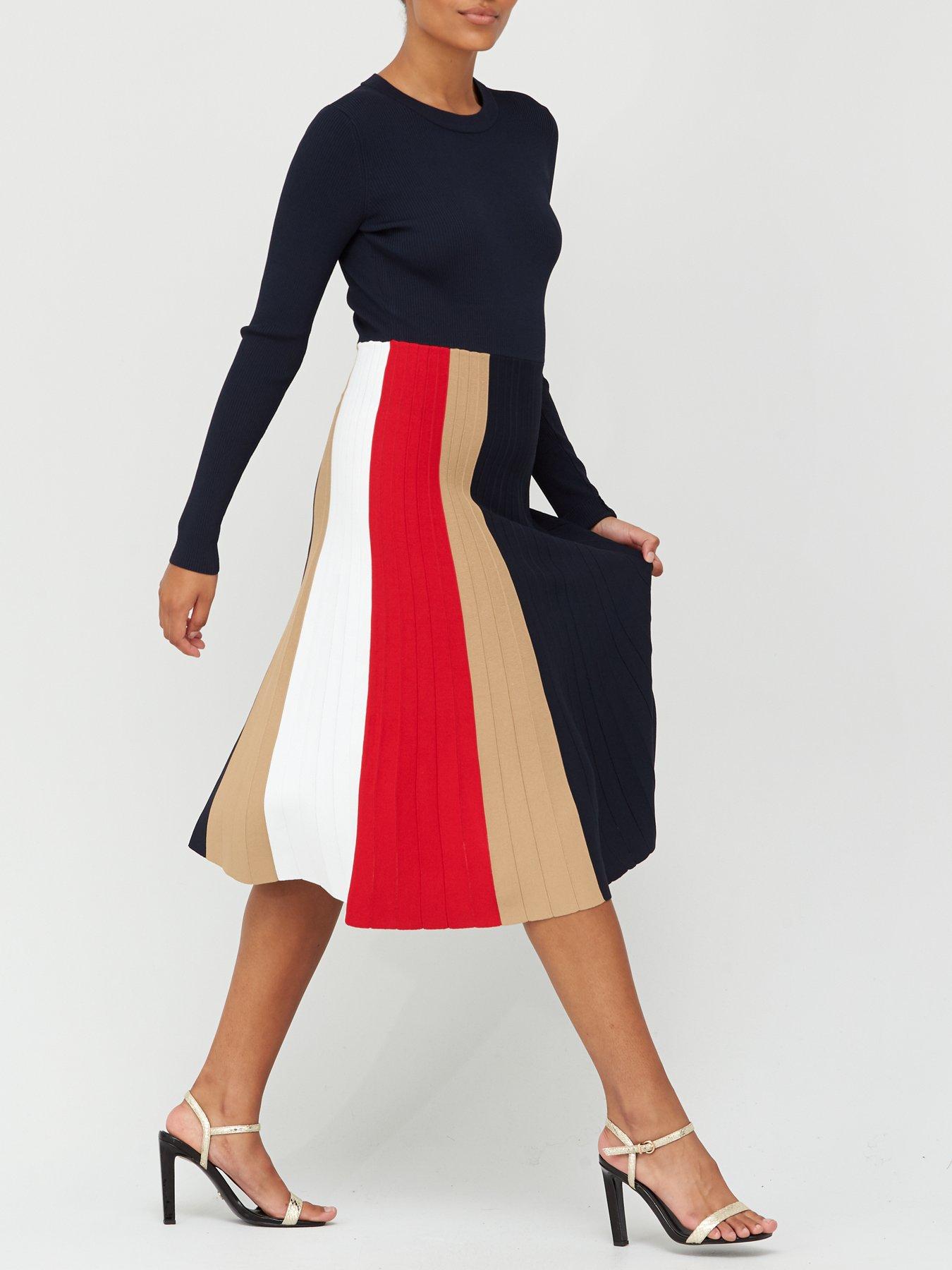 tommy icons midi dress