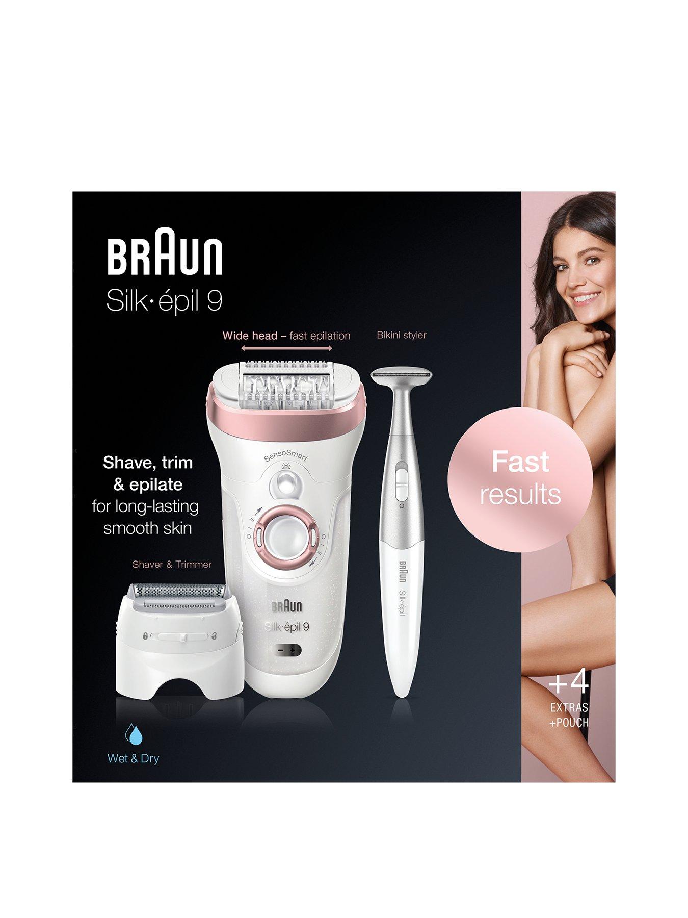 Braun Silképil 9 9890 Epilator for Women for LongLasting Hair