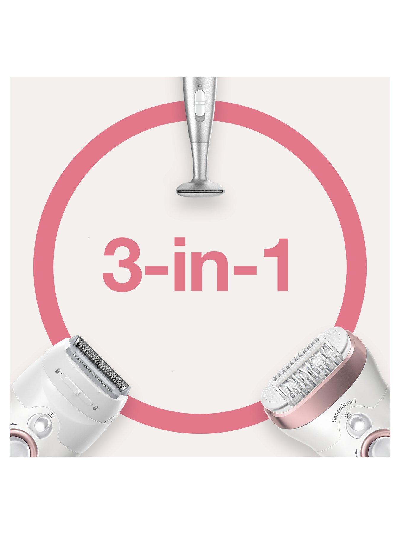 Braun Silképil 9 9890 Epilator for Women for LongLasting Hair