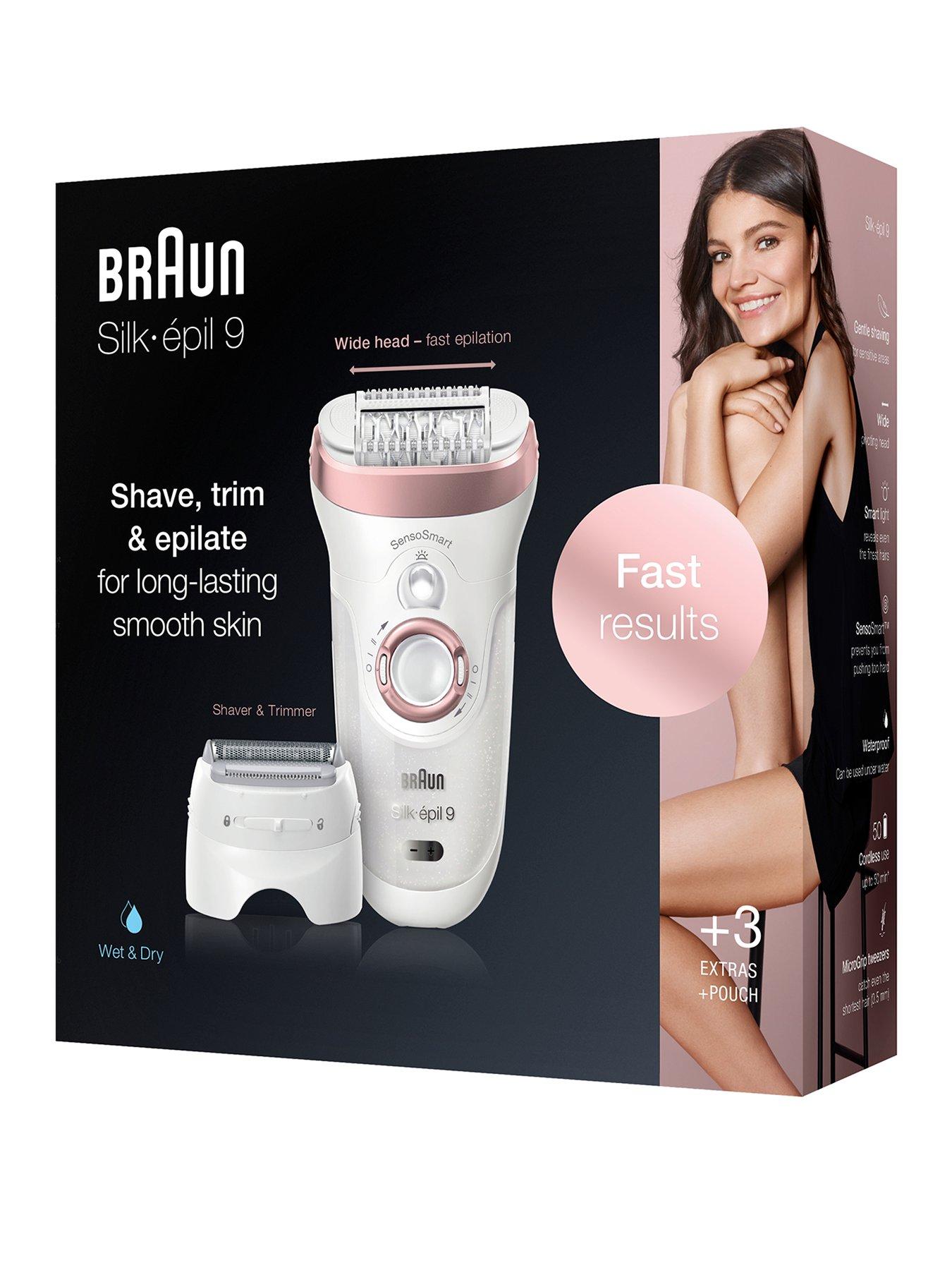 Braun Silképil 9 9720, Epilator for Women for LongLasting Hair