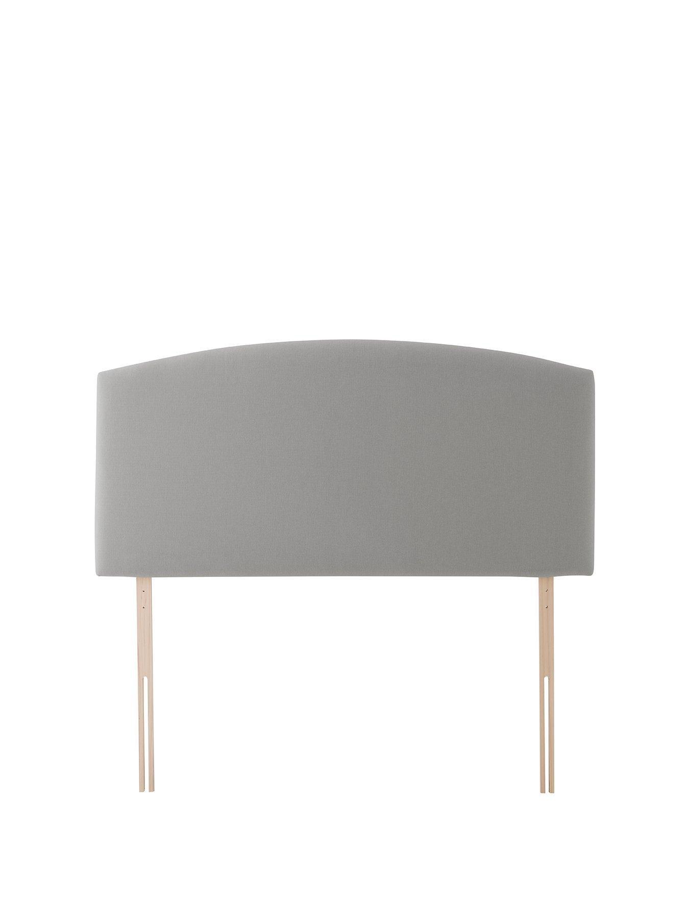 Product photograph of Silentnight Sienna Fabric Padded Headboard from very.co.uk