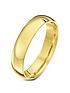  image of love-gold-9ct-yellow-gold-4mm-light-court-band
