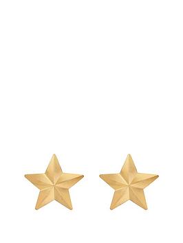 love-gold-9ct-gold-star-stud-earrings