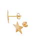 love-gold-9ct-gold-star-stud-earringsback