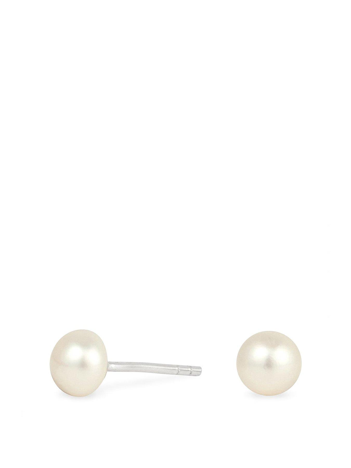 Simply Silver Simply Silver 5Mm Fresh Water Pearl Studs Earrings review