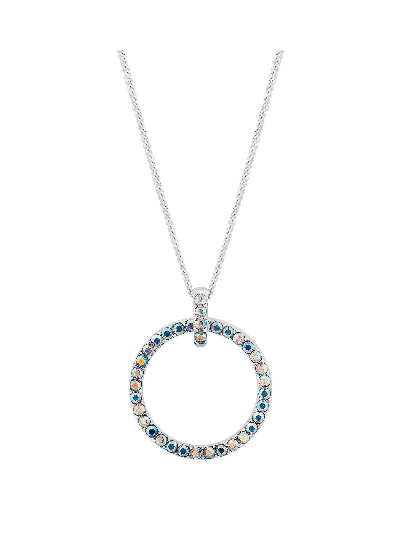 Simply Silver Simply Silver Swarovski Open Pendant Necklace review