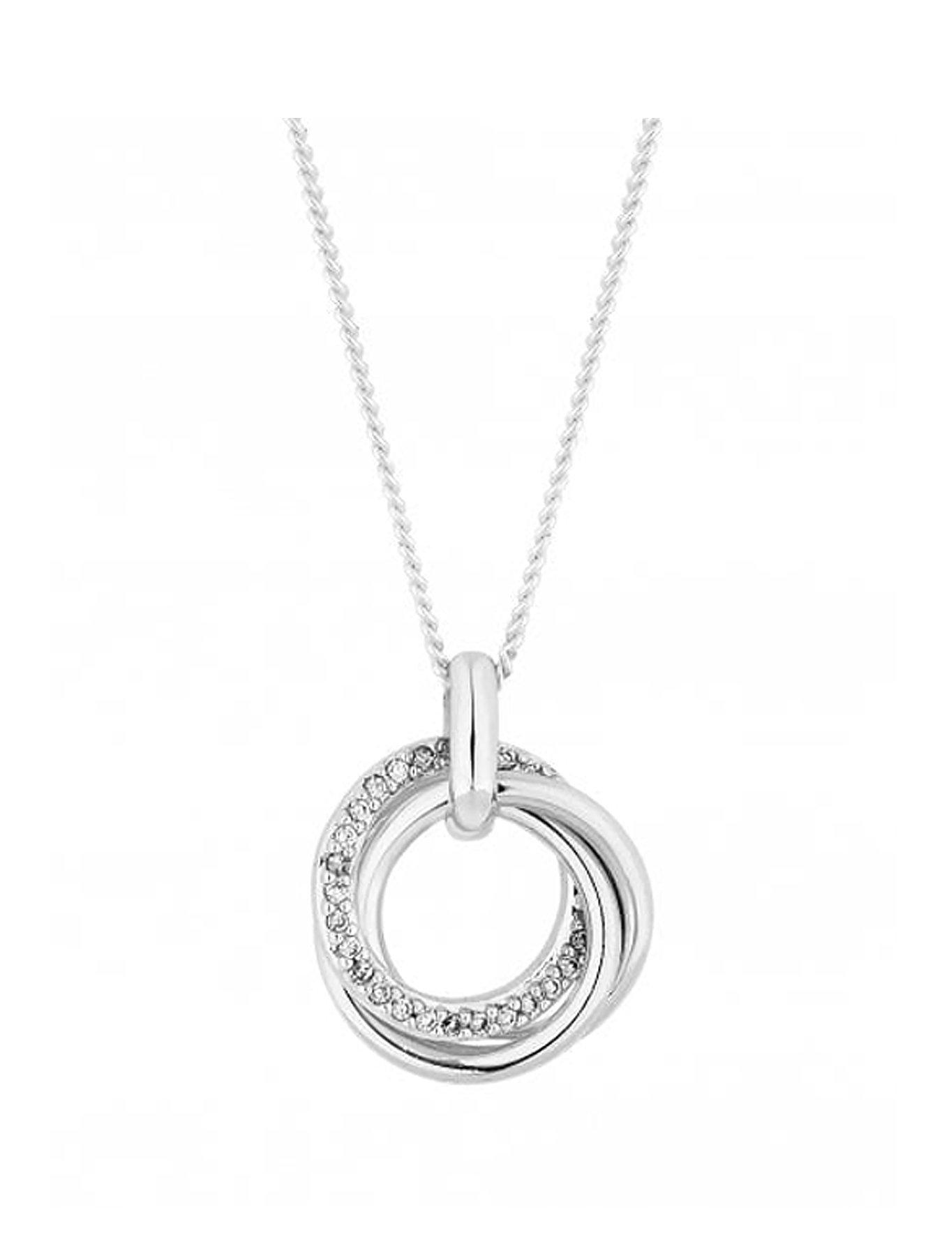 Simply Silver Simply Silver Triple Ring Knot Pendant Necklace review