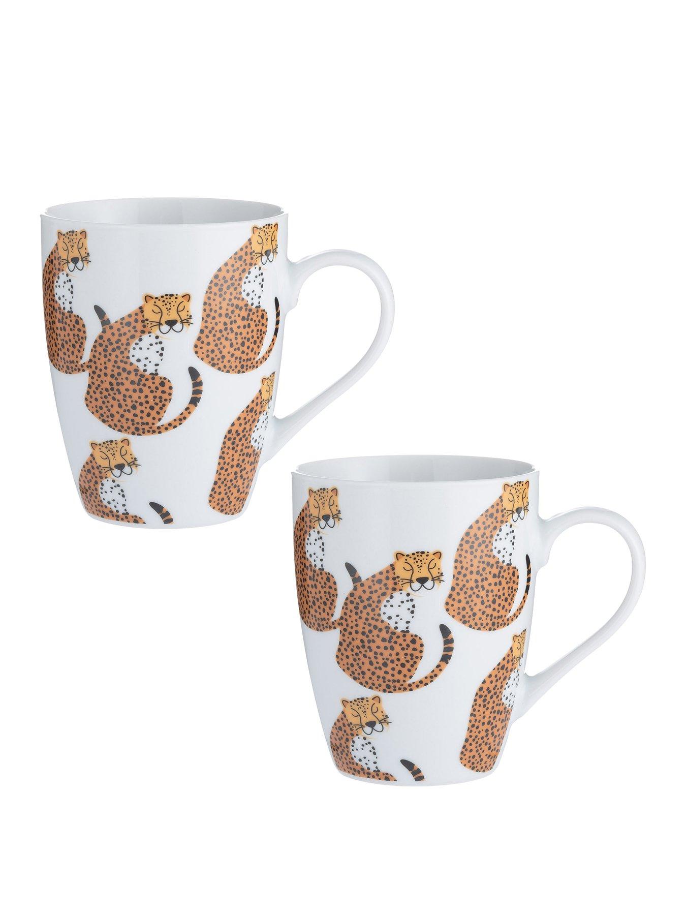 Price & Kensington Set Of 2 Cheetah Mugs review