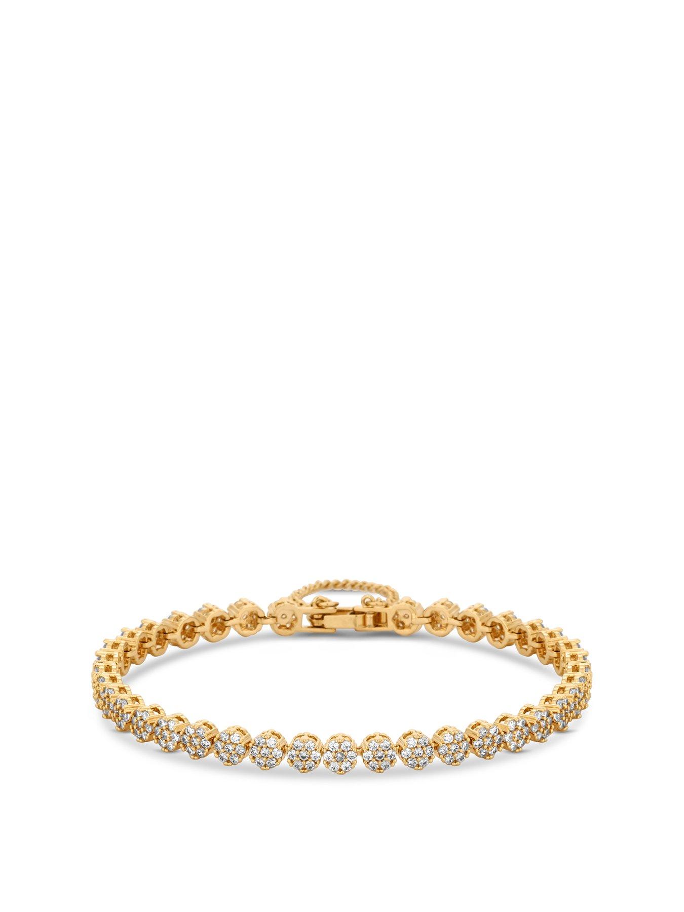 Jon Richard Jon Richard Bridal Gold Plated Fine Pave Allway Tennis Bracelet review